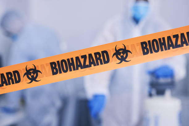 Professional Biohazard technician working in Union City, MI